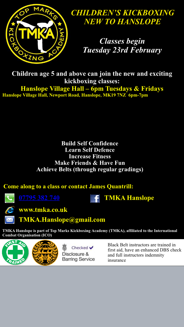 Kick Boxing flyer image1