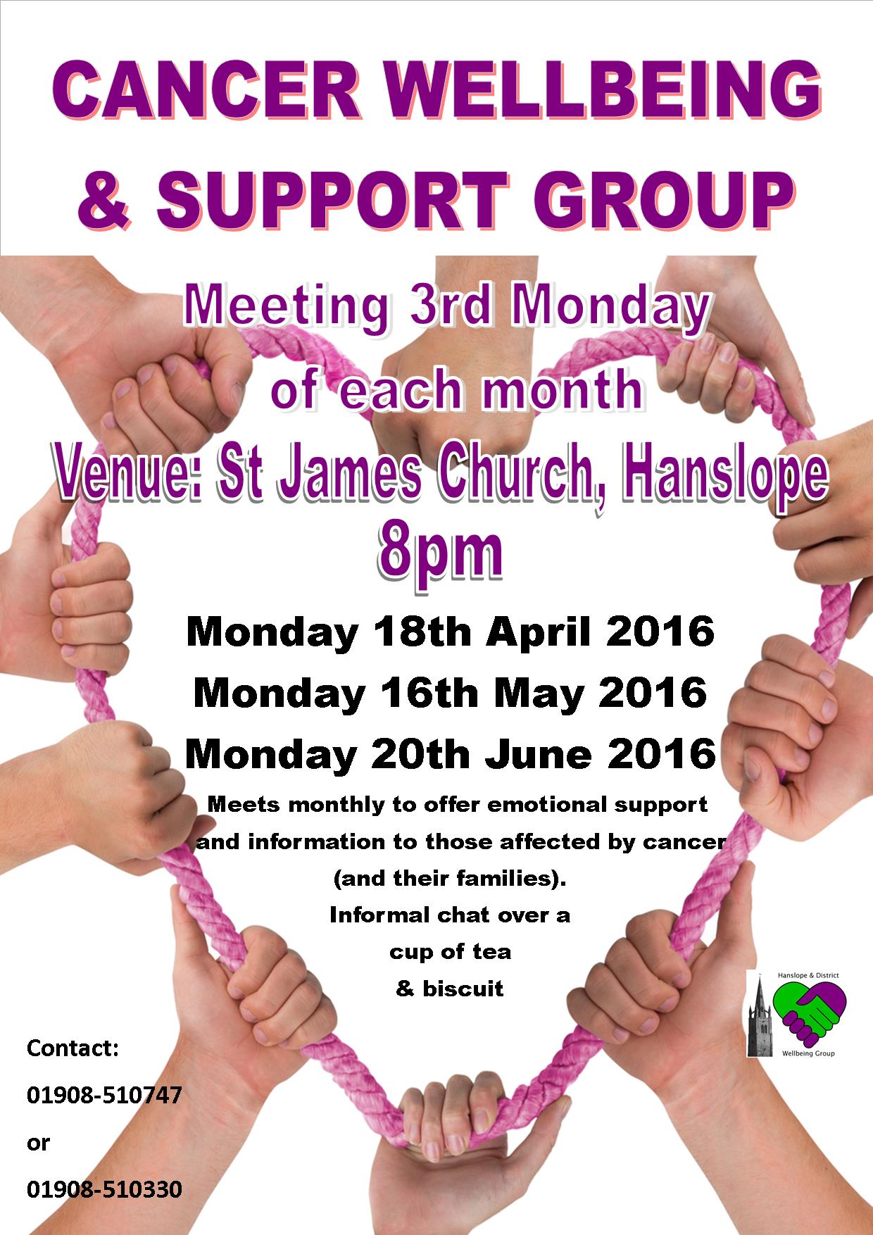 Cancer Support Poster Apr-Jun 16